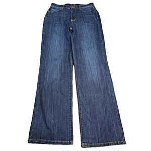 Judy Blue Straight Fit High Rise Dark Wash Jeans 9/29